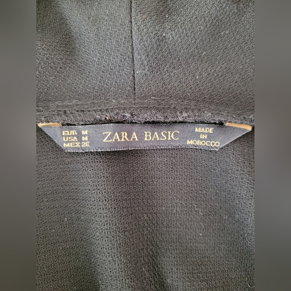 Zara Basic black knit dress size M - Picture 7 of 7